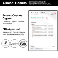 Soulflower Peppermint Essential Oil for Skin & Hair Care, Scalp, Aromatherapy |100% Pure & Natural Therapeutic Grade, Undiluted, Ecocert Cosmos Organic Certified| Mentha Piperita |15ml