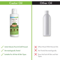 Mamaearth 100% Pure Castor Oil, Cold Pressed, To Support Hair Growth, Good Skin And Strong Nails, 150 Ml