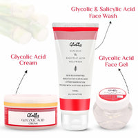 Globus Naturals Pimple Clear Glycolic Face Gel, For Acne Control & Brightening, With Goodness Of Niacinamide Aloevera And Vitamin E 100 Ml
