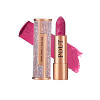 MyGlamm POUT by Karan Johar Intense Matte Plumping Lipstick - Controversial Pout (Fuschia Pink Shade) | Highly Pigmented, Long Lasting, Lightweight, Creamy Matte Lipstick For Lip Makeup (4g)