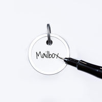 Avery Metal Rim Key Tags, 1.25