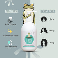 True Frog’s Curly Hair Kit with Shampoo for Curls, Everyday Hair Conditioner and Curl Defining Cream To Moisturize and Define Curls With Beetroot Extract and Ricewater Extract For Curly, Wavy Hair - (Combo Pack of 3) - 750ml