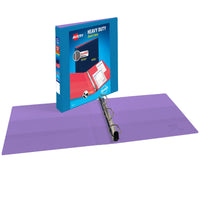 Avery Dual Color Heavy-Duty View Binder, Pool Blue/Lavender, 1