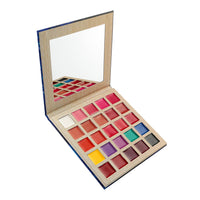 DE'LANCI 25 Color Lipstick Palette - Multishade Cream Lip Gloss Makeup Palette Professional Cosmetic Lip Contouring Kit