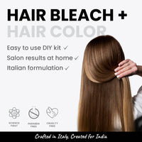 2.Oh! Italian- Clear Gloss DIY Kit | Semi Permanent Hair Gloss + Hair Bleach for Hair Color | High Shine Gloss | Smooth Silky Hair | Enriched with Argan Oil