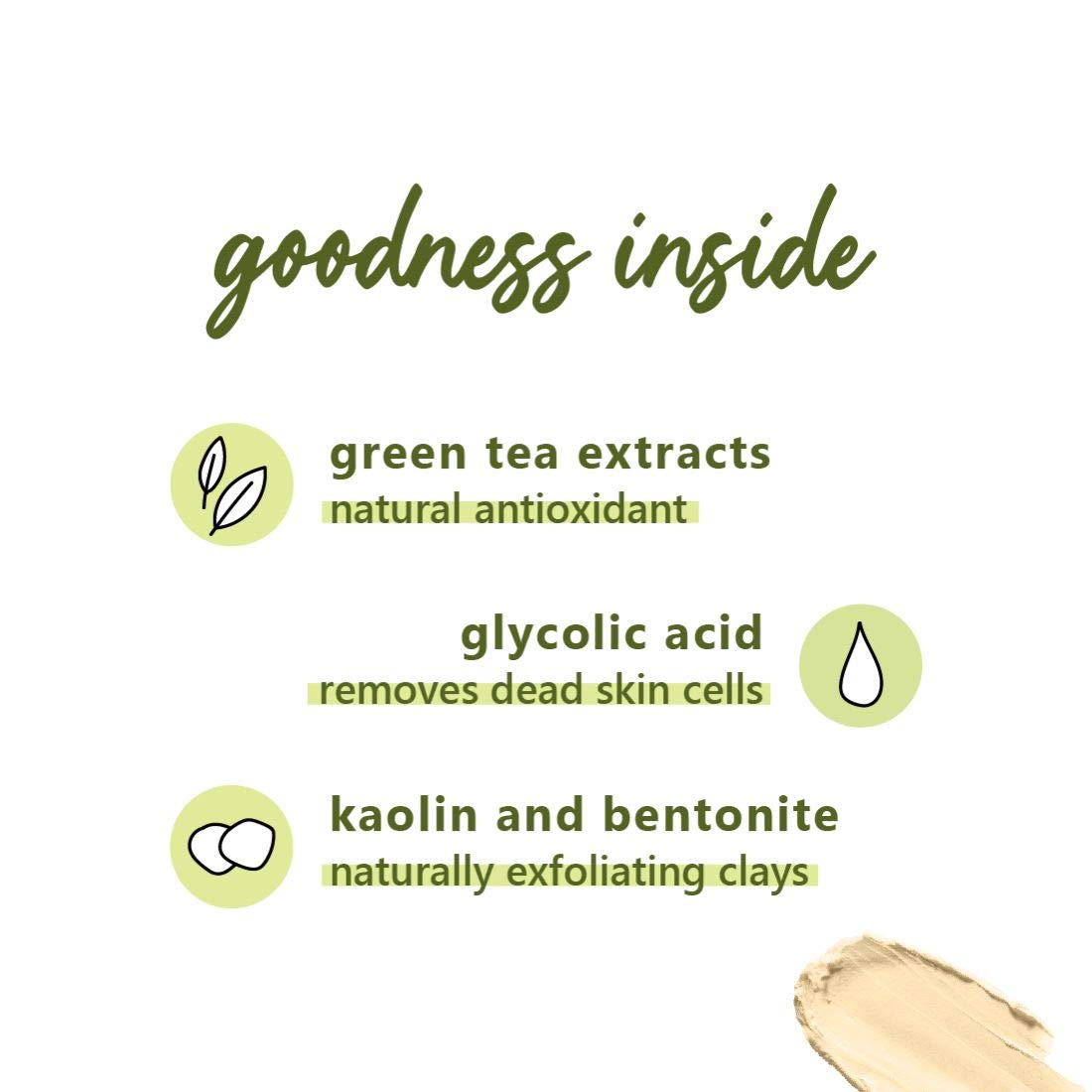 Plum Green Tea Clear Face Mask For Oily & Acne Prone Skin, Vegan Skin Care 60g.