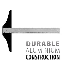 Heavy-Duty Aluminum T-Square for Art, Framing & Drafting, 18-inch Heavy-Duty