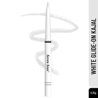 Seven Seas Glide On Color Kajal - White, Waterproof and Smudgeproof | All Day Revolving Kajal | Non Transferable and Long Lasting Stay up to 24 Hours | 0.35g