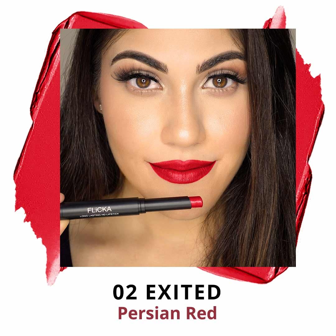 FLiCKA Shimmery Affair Lip Gloss 6 Gin Baby Pink 5ml High Drama Creamy Matte Lipstick| Nontransfer HD Lipstick, Waterproof, Hydrating, Moisturizing, Upto 16Hrs, 02 Exited, 3.2