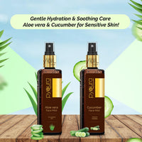 pyoura Aloe vera Hydrating No Gel Face Toner Mist 50 ml, Serum For Skin Hydration Repair & Sunburn, Alcohol Free Natural Face Toner For Glowing Skin, Toner For Oily Dry Combination Skin