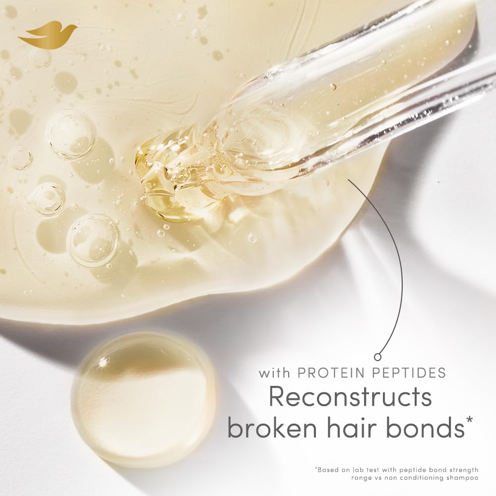 Dove Peptide Bond Strength Conditioner for Dry & Damaged Hair - 175 ml | Enriched with PROTEIN PEPTIDES | Reconstructs broken Bonds for Fortified, Detangled & Smooth Hair