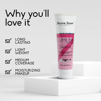 Seven Seas Lumi BB Cream, Tinted Skin Veil Foundation with SPF-20, Foundation + Moisturizer + Highlighter, 50ml (02-Skin, 50ml)