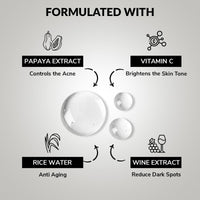 MIRABELLE COSMETICS KOREA Charcoal Facial Sheet Mask (Pack of 6)