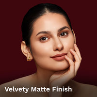 Pilgrim Matte Me Up Bullet Lipstick 4.2g | Creamy, Lightweight, Bold, Non Drying | SPF 30 | Enriched With Hyaluronic Acid & Spanish Squalane | Lipstick for dusky skin tone | Caramel Guilt-02