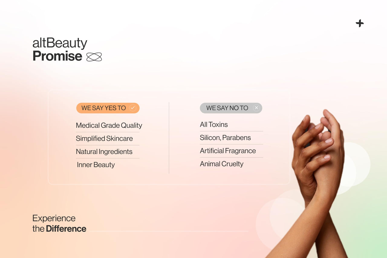 altBeauty Smart Sunscreen - 100% Mineral sunscreen SPF 60 + Moisturizer with Vitamin C, Hyluronic acid, Niacinamide | Water & Sweat Resistant, Protects from IR, Blue Light, Pollution | Antiaging, Makeup Base| Derma Grade Quality- 50gm