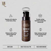 NARH SAMTAS 24 | Oil-Control Moisturizer | Long Lasting Hydration, Acne Spot Reduction With Niacinamide & Witch-Hazel Leaf Extract, Non-Sticky, Nourishing, Fast Absorbing & Balances Skin PH, 50ml