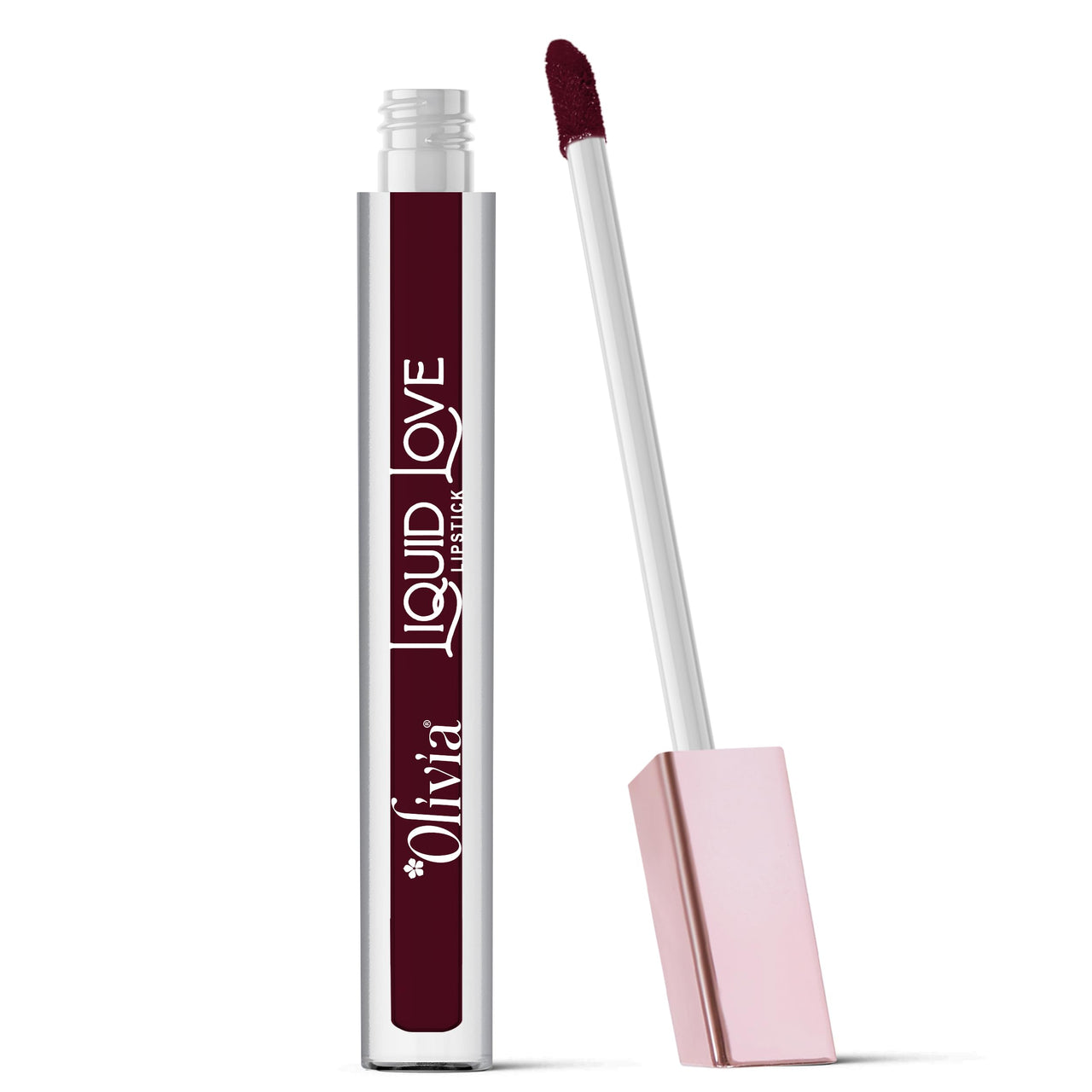 Oliva Liquid Lipstick, 12HR Long-lasting Matte Lipstick, Non Transfer, High Coverage, Water & Smudge Proof, Light Weight & Cruelty-Free - 2ml (Sangria Wine 1)