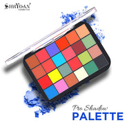Shryoan The Ultimate Pro Shadow Palette| Highly Pigmented, Shimmery & Matte Finish Easily Blendable (35g)