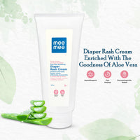 Mee Mee Diaper Rash Cream with Aloe Vera 100 g | Natural Cream For Newborns & Babies | Natural Solution for Treating and Preventing Diaper Rash | Soothing Relief (Single Pack)