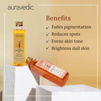 Auravedic Kumkumadi Oil For Face 100ml & Ashwagandha Saffron Turmeric Pigmentation Serum100ml Kumkumadi Tailam Face Oil Body Oil After Bath For Daily Use