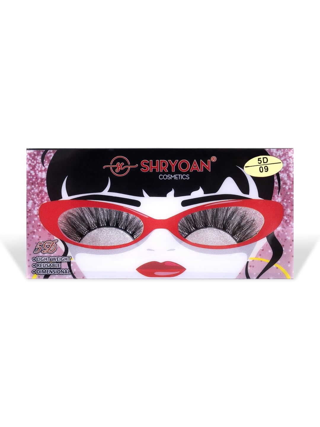 Shryoan 5D Light Reuseable Dimensional Black Eyelashes