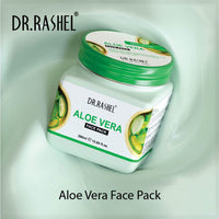 DR.RASHEL Aloe Vera Face Pack for Glowing Skin, Oil Control, Acne, Pimples, Detan, Blemishes, Pigmentation & Brightening, Face Cleansing for Face & Body (380 Ml)