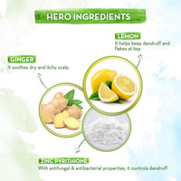 Mamaearth Lemon Anti-Dandruff Conditioner With Lemon & Ginger For Soft & Smooth For All Types Hair 250 Ml