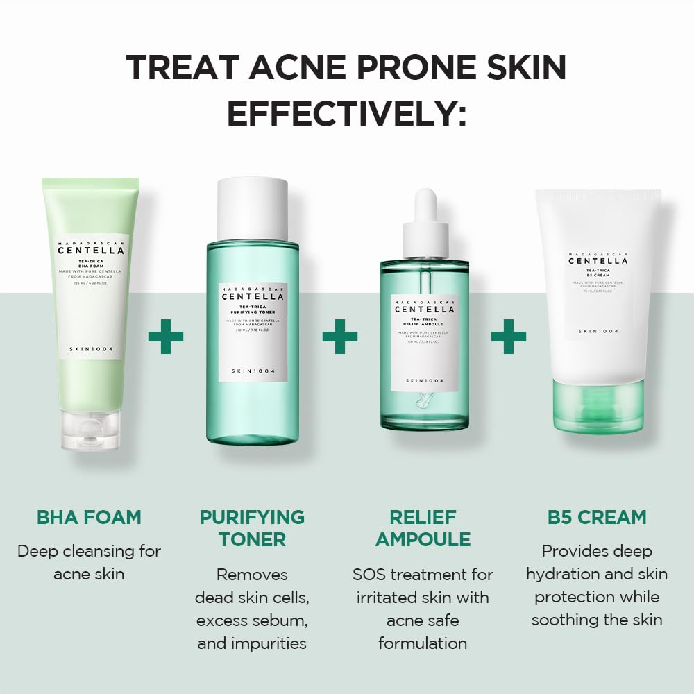 SKIN1004 Madagascar Centella Tea-Trica B5 Cream | Made with pure Centella | 2.53 fl.oz | 75ml