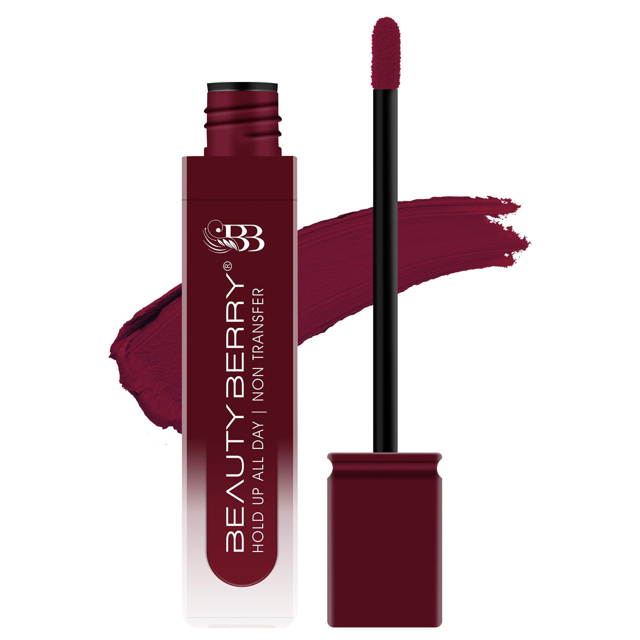 Beauty Berry Hold Up All Day Liquid Lipstick | Long Lasting, Non Transfer Matte Lipstick | Highly Pigmented, Smooth One Swipe Application & Lightweight Liquid Lipstick for Women (08 - Taboo, 7.5g)