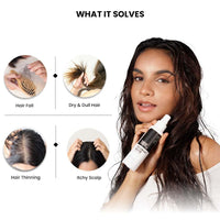 ThriveCo Rosemary Water Hair Spray | with 100% Natural Rosemary Extract, Rice Water & Hyaluronic Acid | Hair Growth, Conditioning & Shine | Men & Women, 100ml Each