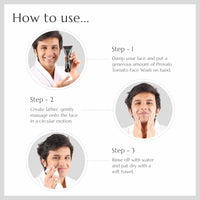 Provalo Tomato Natural Face wash For Glowing - 100ML | Brightening And Radiant Skin | Face Wash For Men | For Oily, Acne Prone and Dry Skin