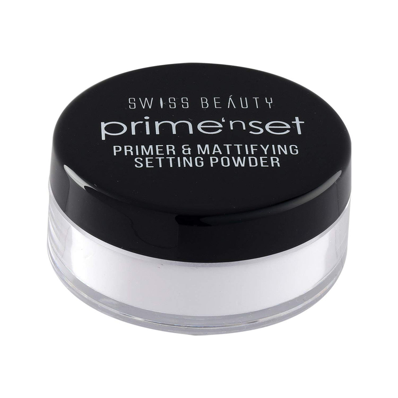 Swiss Beauty Primer Mattifying Setting Powder With Spf 15 |Translucent Powder For Face Makeup| Shade-01, 10G |