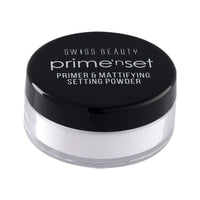 Swiss Beauty Primer Mattifying Setting Powder With Spf 15 |Translucent Powder For Face Makeup| Shade-01, 10G |