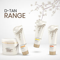 Ozone D Tan Extension Range Combo (Face Wash + Face Pack Cream + Face Scrub) - For Sun Tan Removal - 300 G