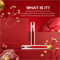 Colorbar Cosmetics Sindoor, Maroon, 3.8 ml | Smudge proof formula | Long lasting