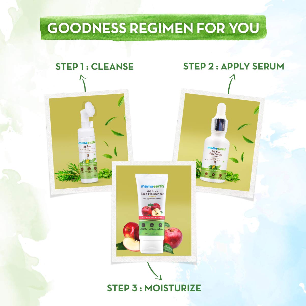 Mamaearth Tea Tree Face Serum For Acne Prone Skin With Tea Tree & Salicylic Acid For Acne & Pimples, 30ml