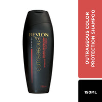 Revlon Color N Care Permanent Hair Color Cream, Light Golden Brown 6G, 40g + Revlon Revlon Outrageous Color Protection Hair Shampoo - 190 Ml, 190 ml