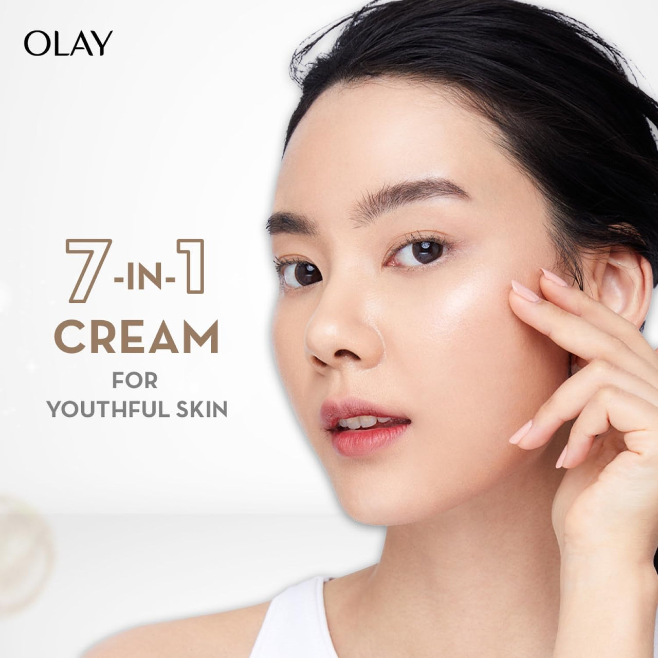 Olay Total Effects Day Cream | Fights 7 Signs of Ageing | With Niacinamide and Green Tea Extracts | Normal, Oily, Dry, Combination Skin | 50g