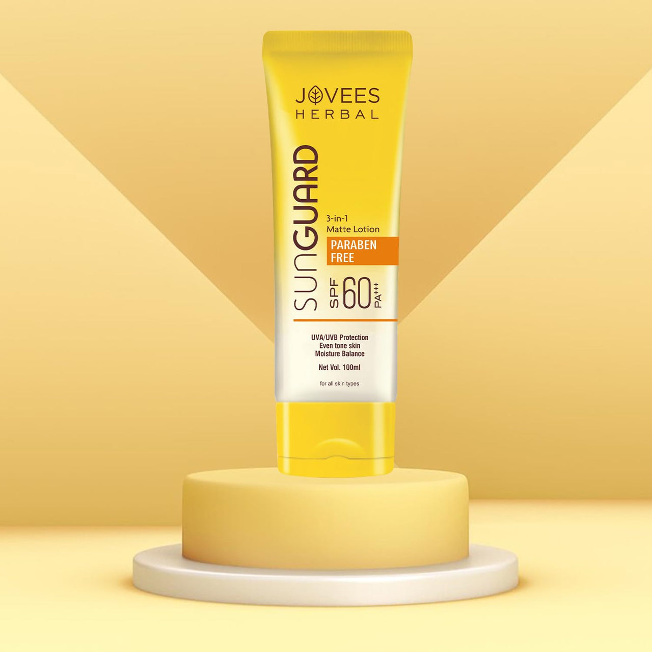 Jovees Herbal Papaya Face wash (120ml) + Shea butter Moisturiser (100g) + Sun Guard lotion SPF 60 PA+++ (100ml) + Bio-Retinol Revita Ageing Serum (30ml) Set Of 4