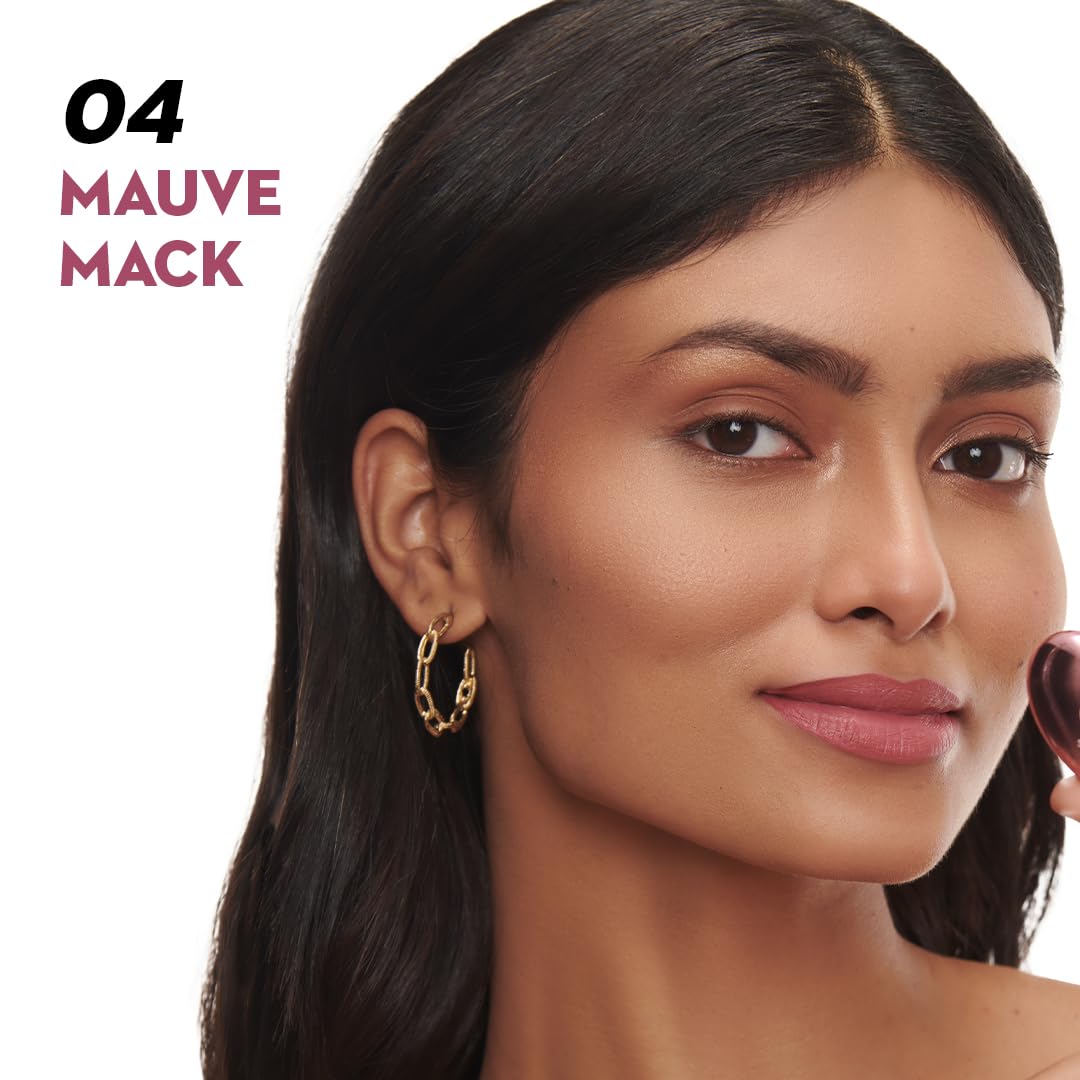 SUGAR Cosmetics LA LA Love Matte Liquid Lipstick | Lasts 18Hrs | Transferproof & Waterproof - 04 Mauve Mack