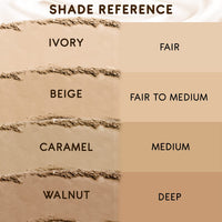 FLiCKA Candid Compact Powder For Velvet Matte Finish, Long-Lasting, Smooth Finish| Absorbs Oil, Waterproof Formula, Prevents Creasing| 03 Caramel, 9g