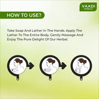 Vaadi Herbals Alluring Neem Tulsi Soap with Vitamin E and Tea Tree Oil, 75gms x 3