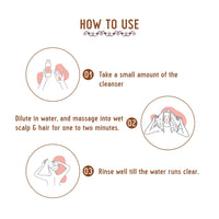 Avimee Herbal Shakuntala Daily Use Hair Cleanser | For Silky Hair | With Aloe, Apple Cider, Rice & Keratin Protein | Sulphate & Paraben Free Shampoo For Men & Women | 200 ml