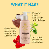 Coco Soul Hair + Scalp Conditioner with Coconut & Ayurveda For Frizz-Free | Shiny | Strong & Silky Hair Paraben & Sulphate Free | 200ml