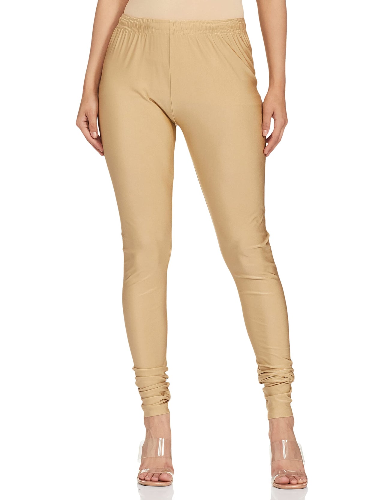 Max Women's  Regular Fit Leggings Gold S