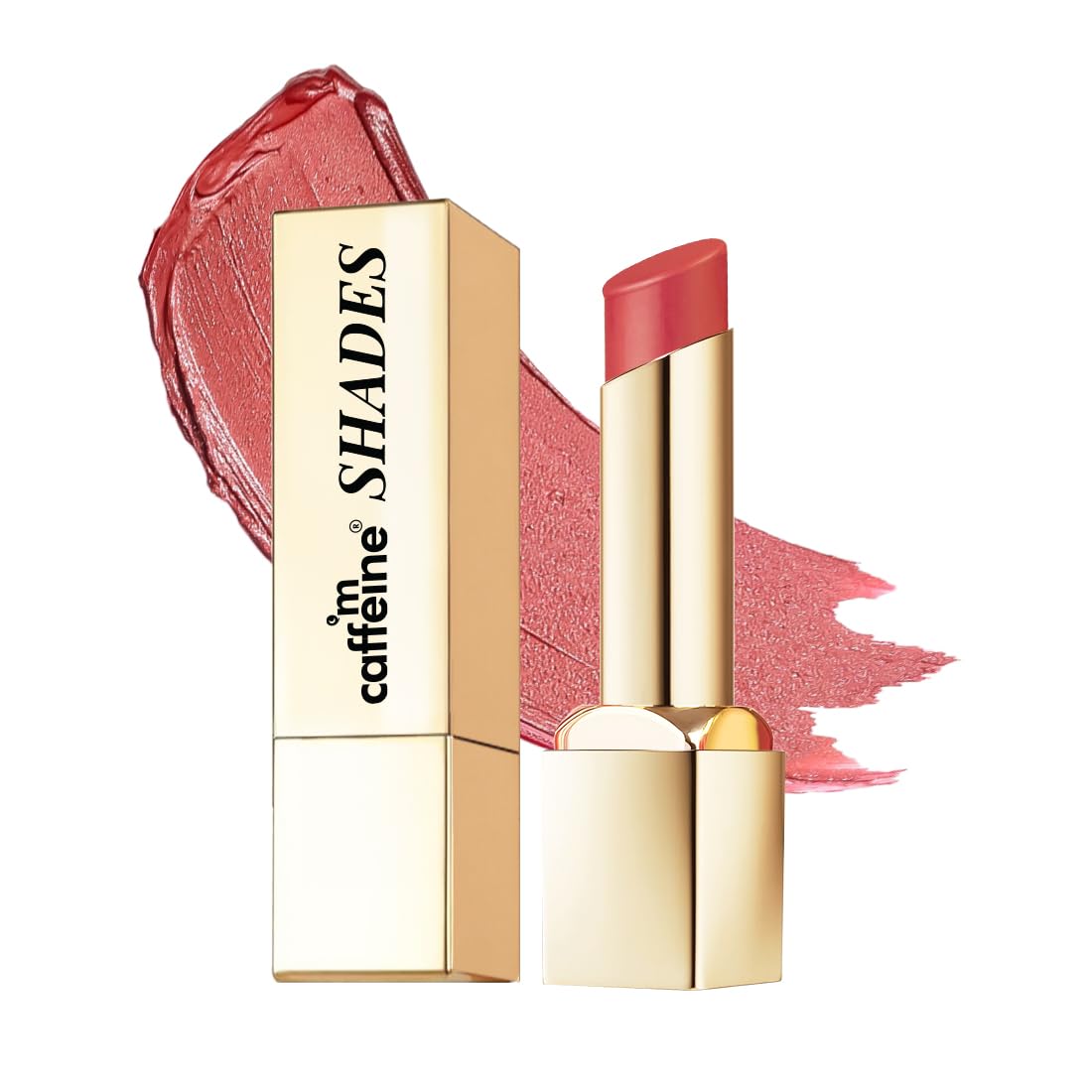 mCaffeine Shades Creamy Matte Kiss Bullet Lipstick | Moisturizing & Lightweight | Comfortable, Non-drying & Long Stay Lipstick | Infused with Cocoa Butter & Vitamin E | Lipstick for Women | 3.5 g - Mauve Velvet