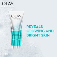 Olay Luminous Brightening Foaming Cleanser | Face Wash | Clear and Even Skin | With Glycerin | Normal, Oily, Dry, Combination Skin | 100g