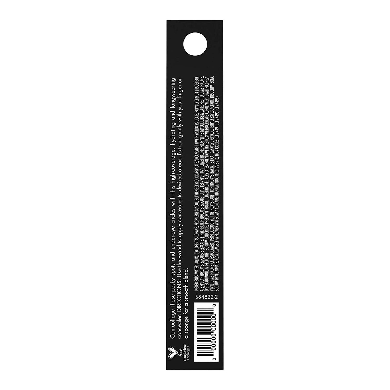e.l.f. 16HR Camo Liquid Concealer For All Skin Types, Full Coverage, Highly Pigmented Concealer With Matte Finish, Crease-Proof, Vegan & Cruelty-Free, Deep Olive, 0.203 Fl Oz