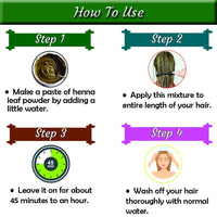 INDUS VALLEY 100% Organic Indigo Leaf Powder Jar with Henna Leaf Powder Jar - (400g+500g=900g)