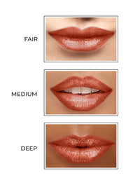 STARSTRUCK BY SUNNY LEONE Glossy Liquid Lip Color, Shimmer Orange | Highly Pigmented, Hi-Shine & Non-Sticky Formula | Lip Gloss For Girls, Women | Stardust